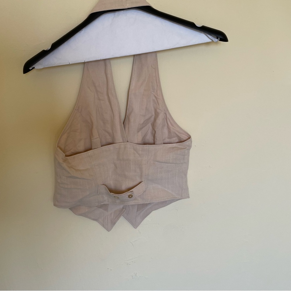 Song of Style Cream vest and high waisted trousers - Picture 4 of 5